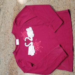 Hanna Andersson Swan Shirt 120 6